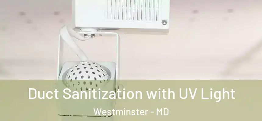 Duct Sanitization with UV Light Westminster - MD